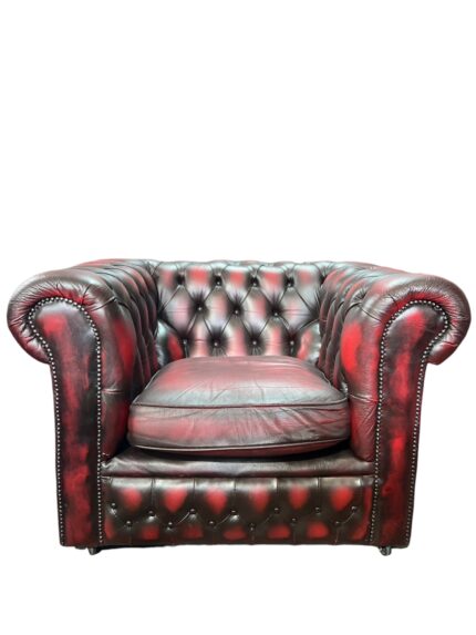 Used Oxblood Club Chair